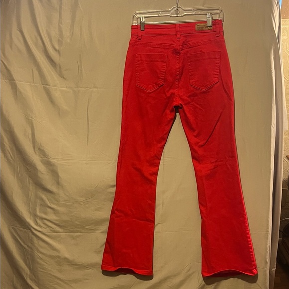 Red Boot Cut Jeans - Picture 3 of 3